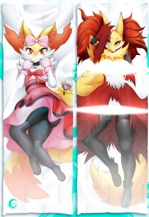 Braixen / Delphox Body pillow case POKEMON Mitgard-Knight